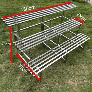 3 Tier - NEW - 150cm l x 73cm h x 75cm w