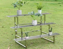 Load image into Gallery viewer, 3 Tier - 120cm Stainless Steel Plant Stands