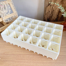 Load image into Gallery viewer, 5 Set  x 7cm White Plastic Seedling Pots + Holding Tray