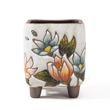 Load image into Gallery viewer, Hand Painted Square shape Succulent Pots